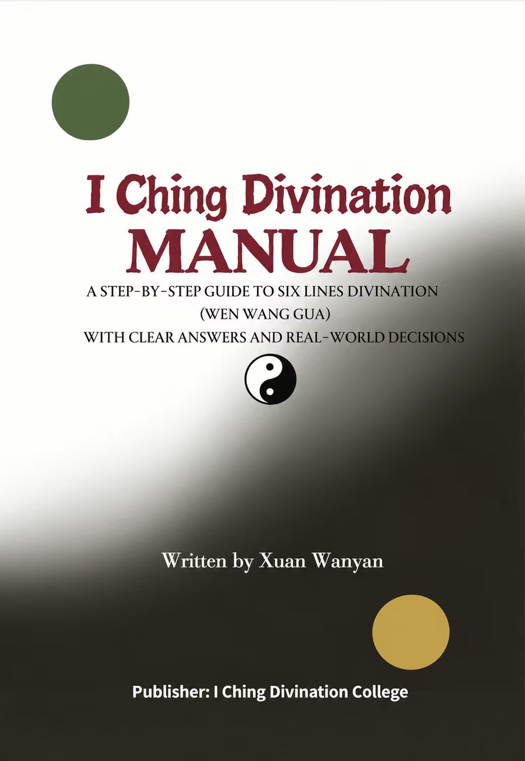 I Ching Divination Manual book cover