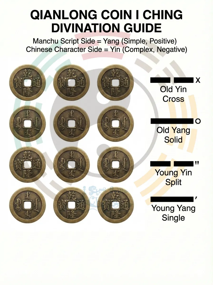 I Ching Divination Basics III. Part 1: How to Cast and Arrange a Six Lines Hexagram